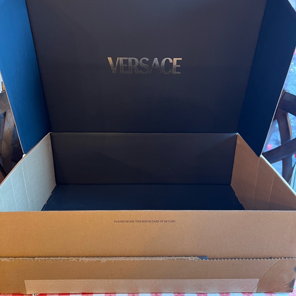 Versace Black and Brown Packaging Box